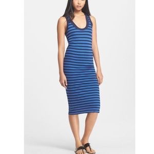 Enza Costa Double Layer Midi Tank Dress